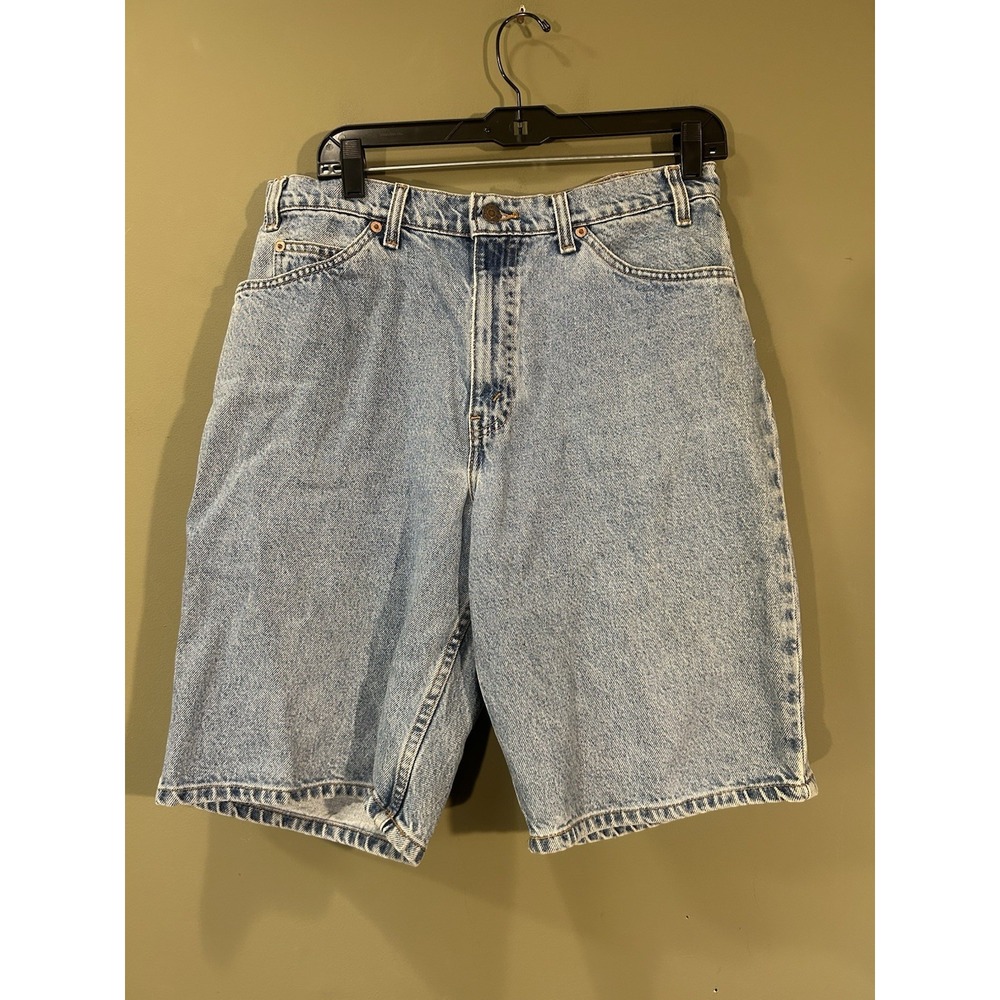 Vintage Levi's 550 Orange Tab Jean Shorts Jorts Relaxed Mens Sz 33 (Fits 31)